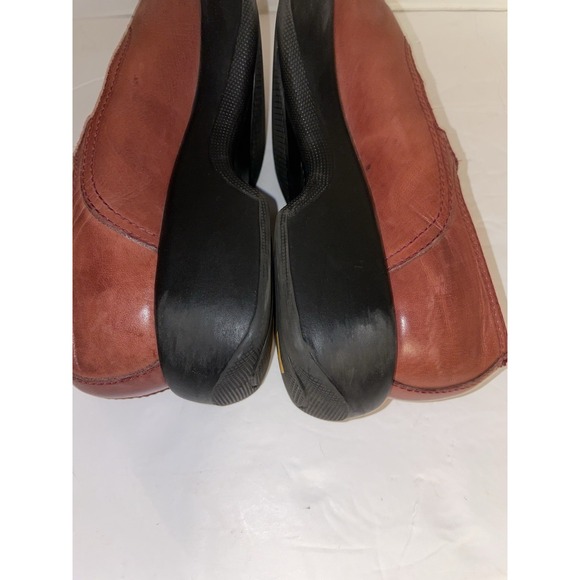 Dansko Women Red Leather Mary Jane Comfort Shoe Size 39 - Picture 10 of 16